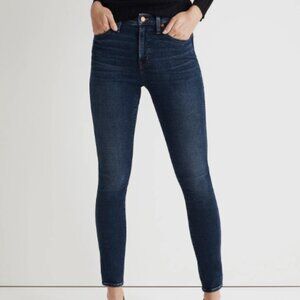 Madewell Petite 10” High-Rise Skinny Jeans Kingston Wash, 25P